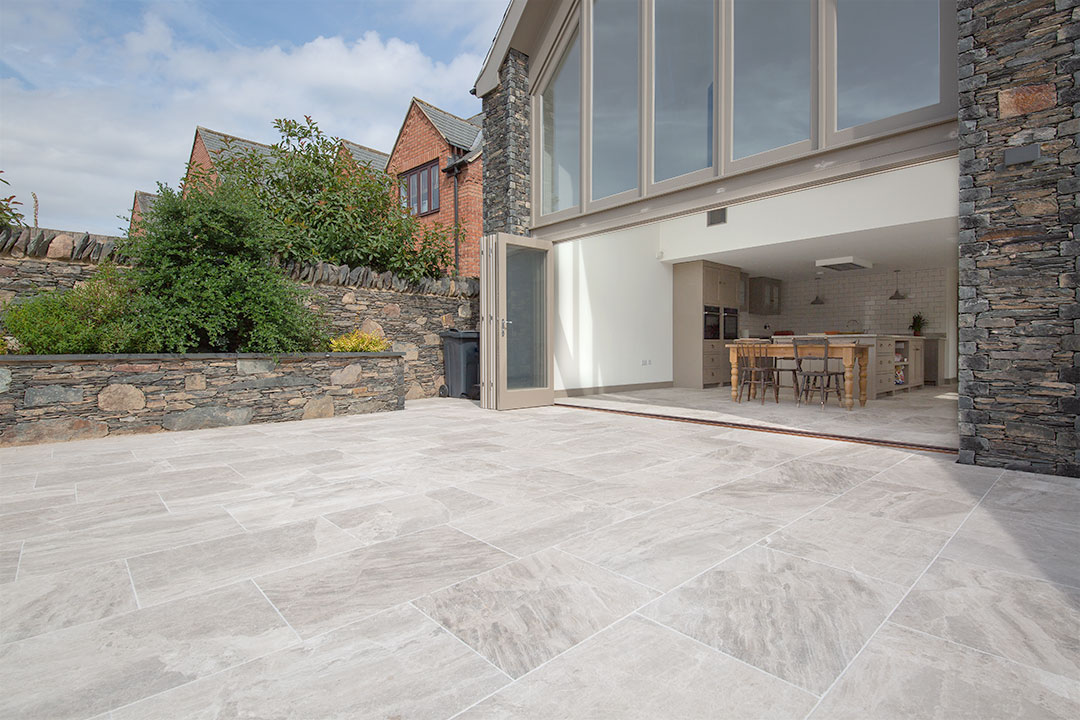 Limestone flooring